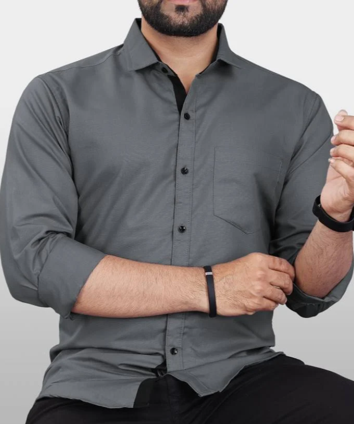 Plain Men Cotton Shirts, Full Sleeves