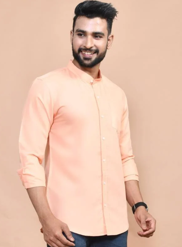 Plain Men Cotton Shirts, Full Sleeves, Casual Wear